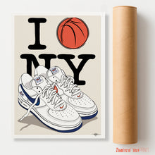 Load image into Gallery viewer, Nike Air Force 1 Knicks 2026 - Signed giclée print