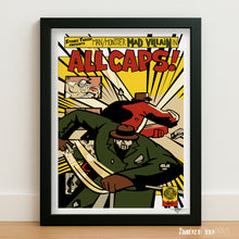 Load image into Gallery viewer, MF DOOM &amp; Madlib are Madvillain - ALL CAPS - 2004 - print