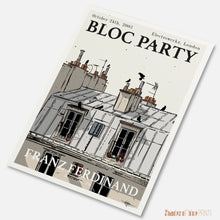 Load image into Gallery viewer, Bloc Party &amp; Franz Ferdinand @ Electrowerkz, London, October 24th, 2003 - Giclée print