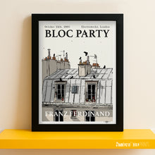 Load image into Gallery viewer, Bloc Party &amp; Franz Ferdinand @ Electrowerkz, London, October 24th, 2003 - Giclée print