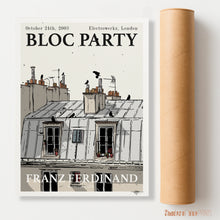 Load image into Gallery viewer, Bloc Party &amp; Franz Ferdinand @ Electrowerkz, London, October 24th, 2003 - Giclée print