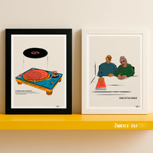 Load image into Gallery viewer, Guru &amp; DJ Premier (Gang Starr) - Code Of The Streets - Signed giclée print