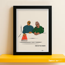 Load image into Gallery viewer, Guru &amp; DJ Premier (Gang Starr) - Code Of The Streets - Signed giclée print