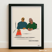 Load image into Gallery viewer, Guru &amp; DJ Premier (Gang Starr) - Code Of The Streets - Signed giclée print