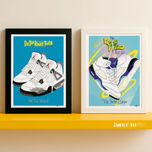 Load image into Gallery viewer, The Fresh Prince of Bel Air - Nike Air Jordan V Grapes print - poster, 1990