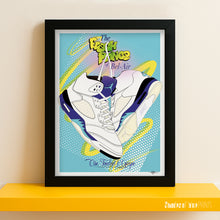 Load image into Gallery viewer, The Fresh Prince of Bel Air - Nike Air Jordan V Grapes print - poster, 1990