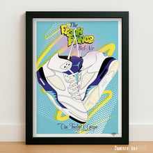 Load image into Gallery viewer, The Fresh Prince of Bel Air - Nike Air Jordan V Grapes print - poster, 1990