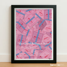 Load image into Gallery viewer, A film by Wes Anderson - The Grand Budapest Hotel (Mendl's box edition) - Giclée print, 2014