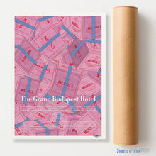 Load image into Gallery viewer, A film by Wes Anderson - The Grand Budapest Hotel (Mendl's box edition) - Giclée print, 2014