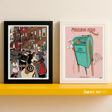 Load image into Gallery viewer, The Beastie Boys w/ The Goats at Elysée Montmartre, Paris, June 17th 1994 - Signed giclée print