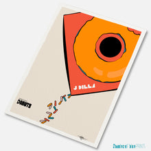 Load image into Gallery viewer, J Dilla - Donuts/ Fall in Love - Signed giclée print