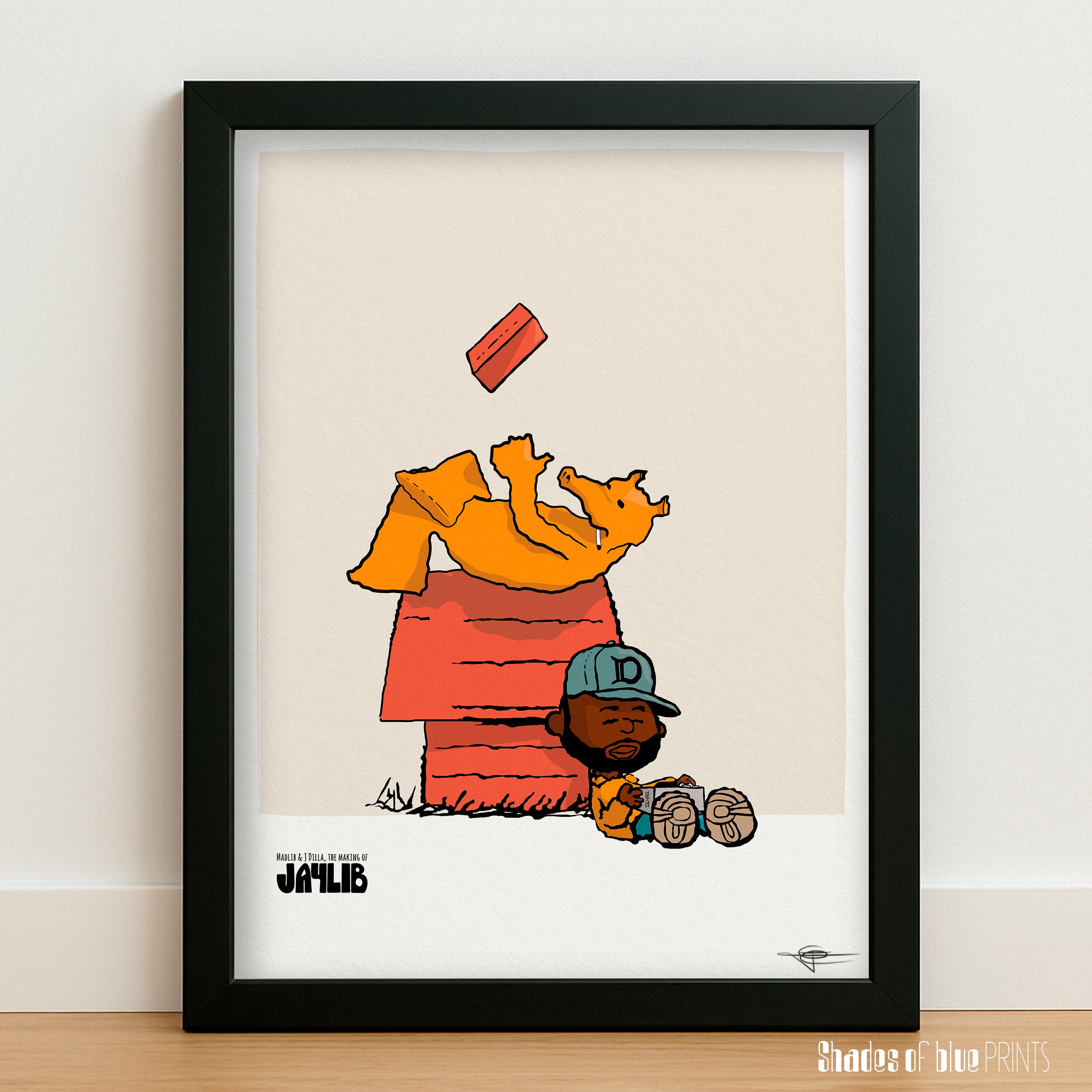 Madlib & Jay Dilla are JAYLIB - the making of - Signed giclée