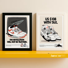 Load image into Gallery viewer, Nike Air Jordan IV x Do The Right Thing advert - Signed giclée print