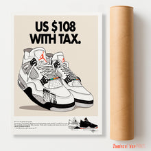 Load image into Gallery viewer, Nike Air Jordan IV x Do The Right Thing advert - Signed giclée print