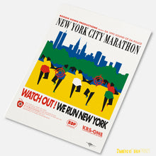 Load image into Gallery viewer, KRS ONE of Boogie Down Productions present Da 1993 Sound Of da Police New York City Marathon - Signed giclée print