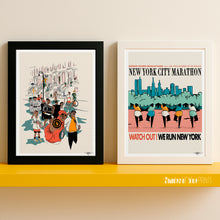 Load image into Gallery viewer, KRS ONE of Boogie Down Productions present Da 1993 Sound Of da Police New York City Marathon - Signed giclée print
