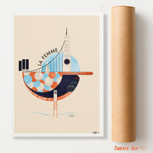 Load image into Gallery viewer, LA FEMME show at The Slim's, San Fransisco, 2014 - print