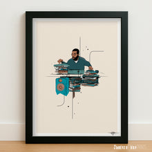 Load image into Gallery viewer, Large Professor - The Mad Scientist - Giclée print
