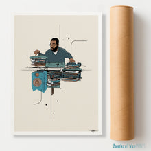 Load image into Gallery viewer, Large Professor - The Mad Scientist - Giclée print