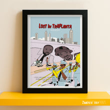Load image into Gallery viewer, Outkast, Masta Ace in "Lost in Traplanta" - A TV series by Mathieu Rochet - print, 2019