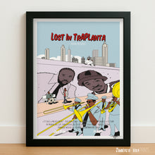 Load image into Gallery viewer, Outkast, Masta Ace in "Lost in Traplanta" - A TV series by Mathieu Rochet - print, 2019