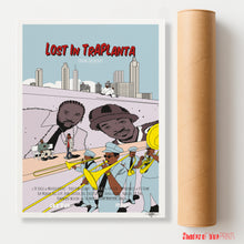 Load image into Gallery viewer, Outkast, Masta Ace in "Lost in Traplanta" - A TV series by Mathieu Rochet - print, 2019