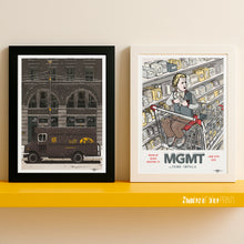 Load image into Gallery viewer, MGMT w/ Tame Impala - House of Blues, Houston - June 07th 2010 - Giclée print