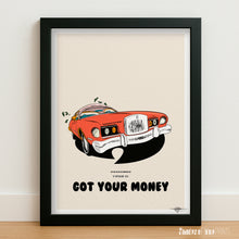 Load image into Gallery viewer, ODB (Ol'Dirty Bastard) of Wu tang Clan &amp; Kelis - Got Your Money- Signed giclée print