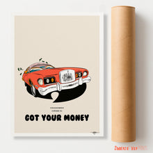Load image into Gallery viewer, ODB (Ol'Dirty Bastard) of Wu tang Clan &amp; Kelis - Got Your Money- Signed giclée print