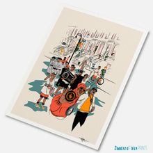 Load image into Gallery viewer, Spike lee &amp; Public Enemy : Do The right Thing x Fight The Power - Signed giclée print