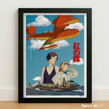 Load image into Gallery viewer, Porco Rosso - A movie by Studio Ghibli - giclée print