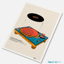 Load image into Gallery viewer, DJ Premier (of Gang Starr) in deep concentration - Signed giclée print