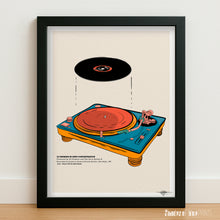 Load image into Gallery viewer, DJ Premier (of Gang Starr) in deep concentration - Signed giclée print