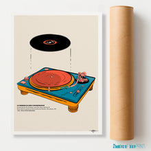 Load image into Gallery viewer, DJ Premier (of Gang Starr) in deep concentration - Signed giclée print