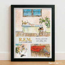 Load image into Gallery viewer, R.E.M. &amp; SONIC YOUTH @ Pacific Coliseum, May 20th 1995 - Giclée print
