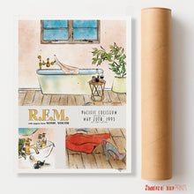 Load image into Gallery viewer, R.E.M. &amp; SONIC YOUTH @ Pacific Coliseum, May 20th 1995 - Giclée print