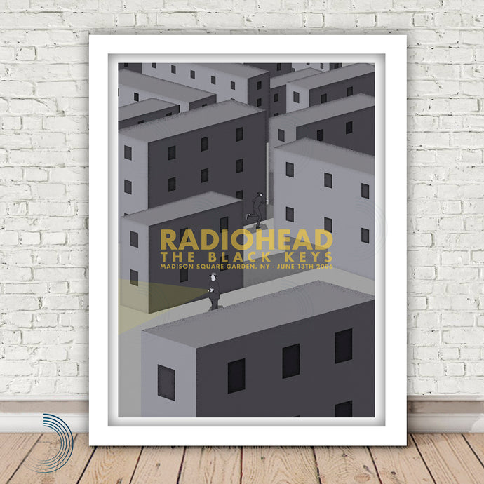 Radiohead w/ The Black Keys - Madison Square Garden, June 13th 2006 - Giclée print