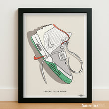 Load image into Gallery viewer, Nike Air Yeezy 2 advert "Can't tell me nothing" - Signed giclée print