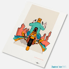 Load image into Gallery viewer, Action Bronson - Easy Rider poster - Signed giclée print