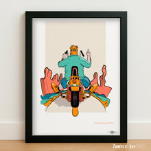 Load image into Gallery viewer, Action Bronson - Easy Rider poster - Signed giclée print
