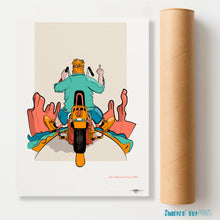 Load image into Gallery viewer, Action Bronson - Easy Rider poster - Signed giclée print