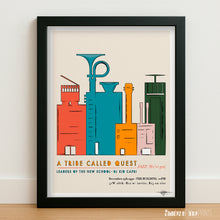 Load image into Gallery viewer, A TRIBE CALLED QUEST at The Building, NY - December 1990 - Jazz (we've got) - Signed giclée print