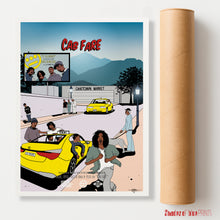 Load image into Gallery viewer, Souls Of Mischief in Cab Fare - Giclée print, 1992