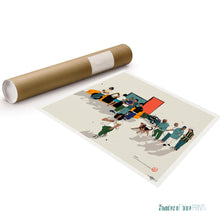 Load image into Gallery viewer, Souls Of Mischief in Cab Fare - Signed Giclée print