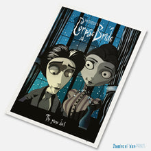 Load image into Gallery viewer, Tim Burton (&amp; Danny Elfman)'s The Corpse Bride -The Piano Duet - print