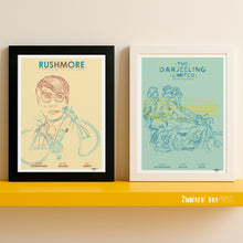 Load image into Gallery viewer, The Darjeeling Limited poster - by Wes Anderson - 2007