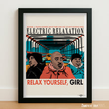 Load image into Gallery viewer, A Tribe Called Quest - Electric Relaxation - Signed Giclée print