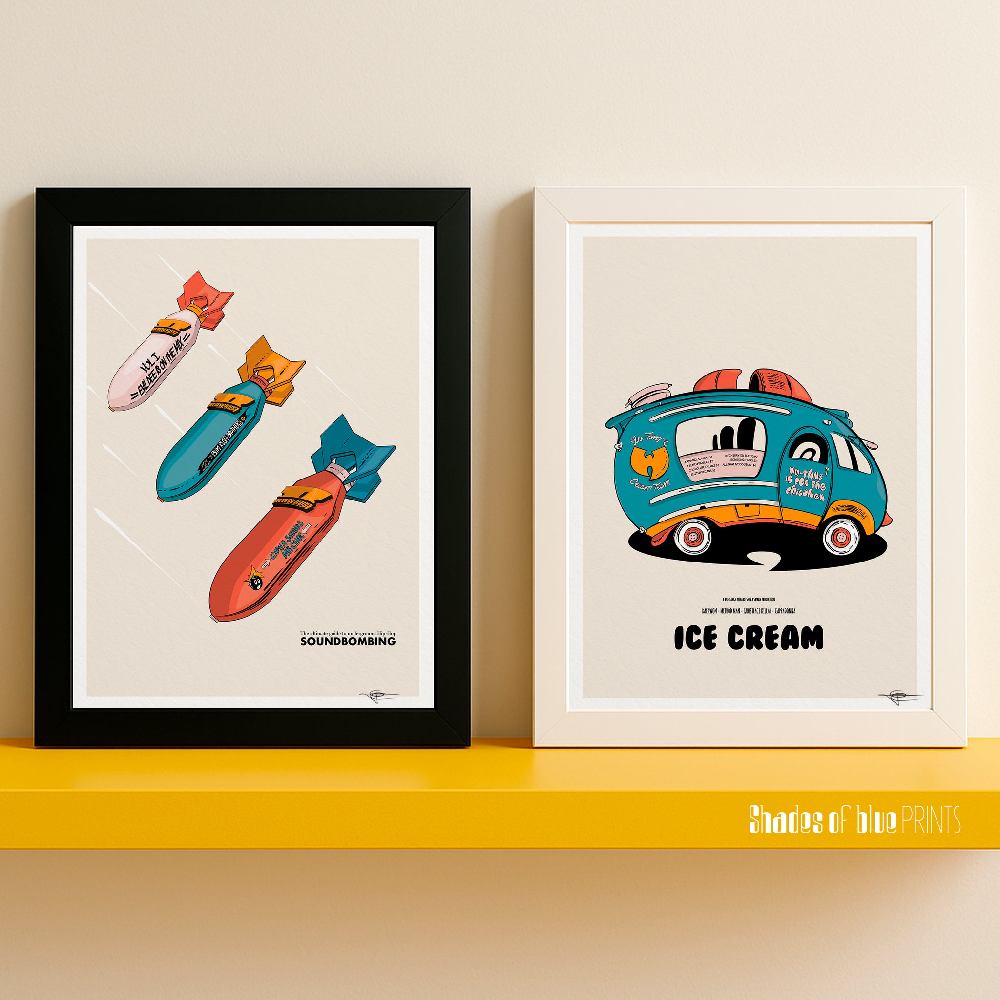 Raekwon of Wu-Tang Clan - Ice Cream - Signed giclée print