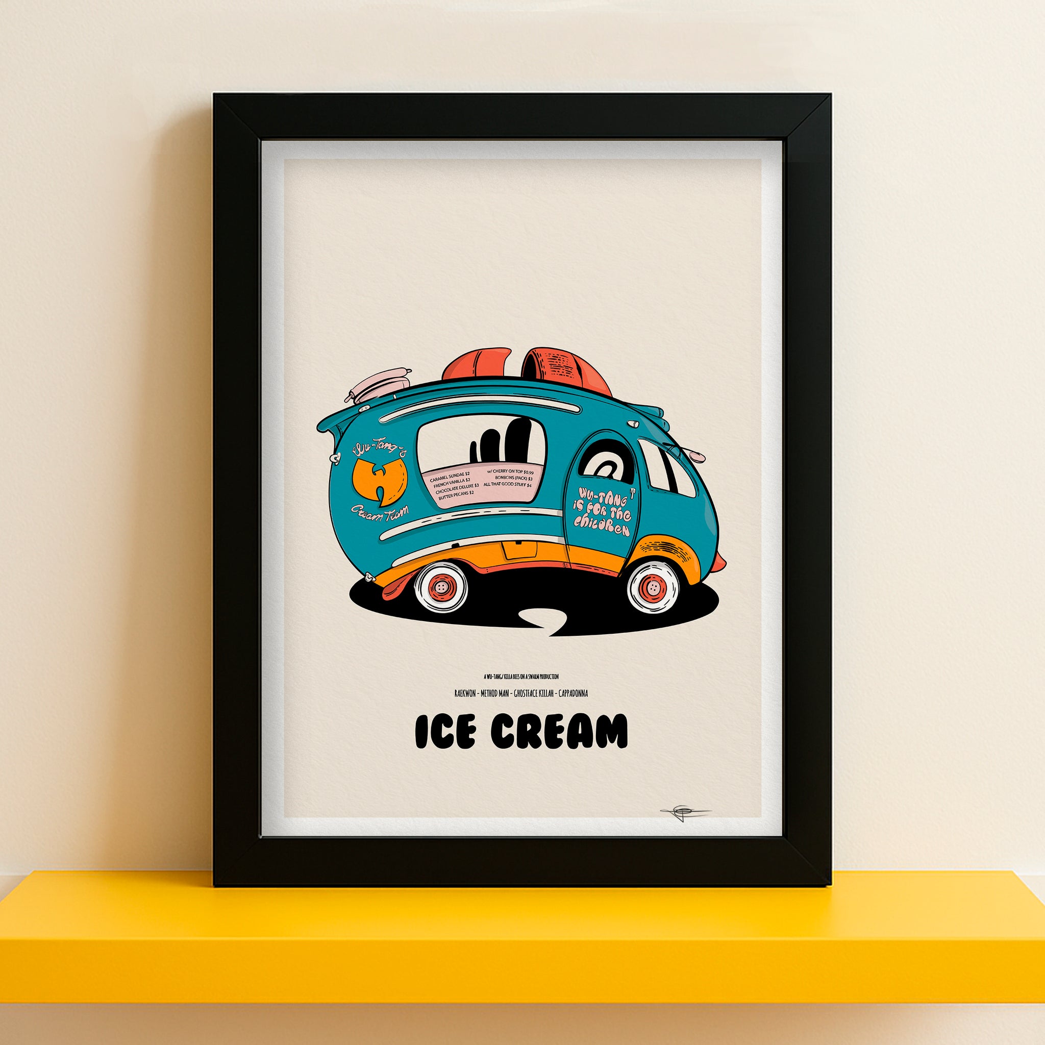 Raekwon of Wu-Tang Clan - Ice Cream - Signed giclée print