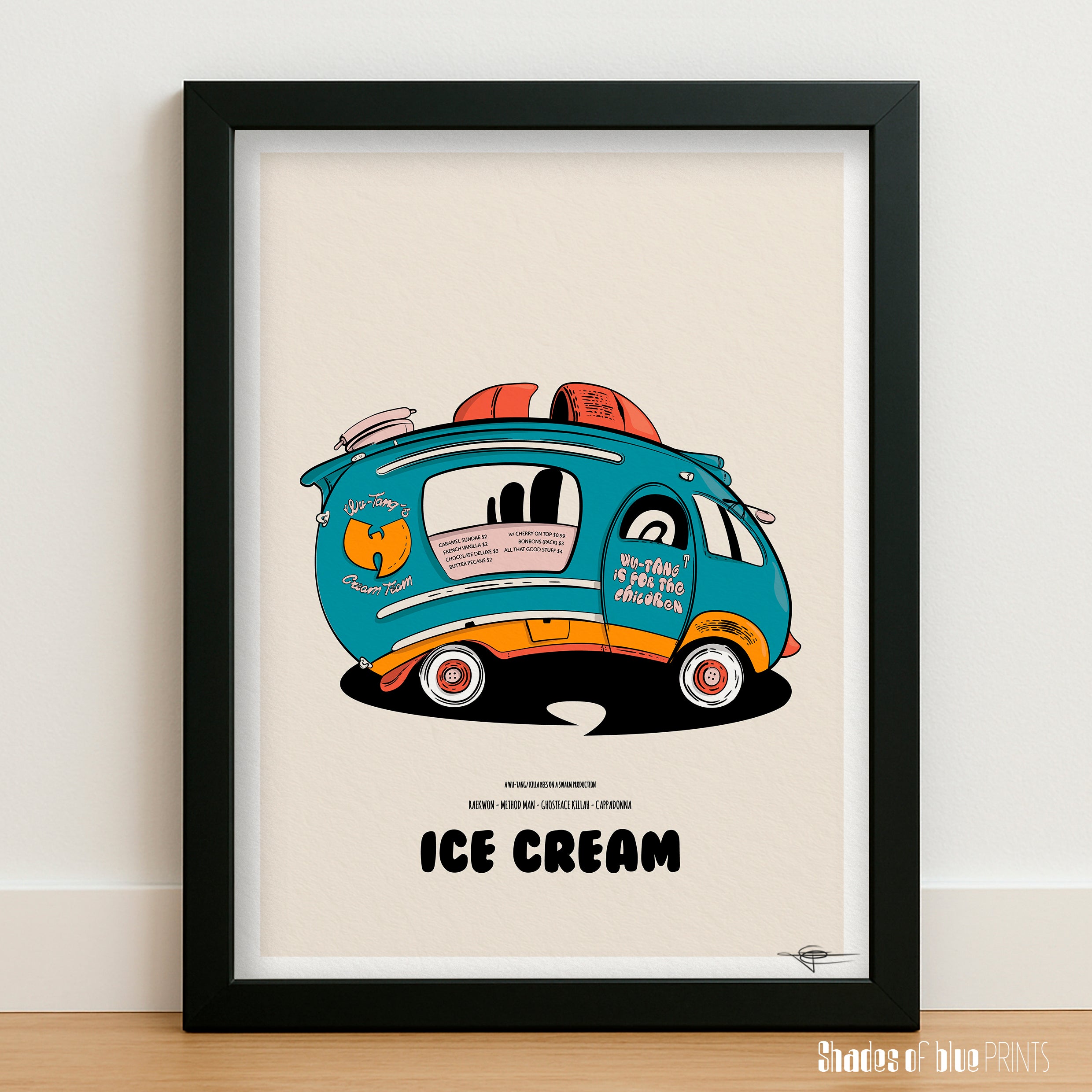 Raekwon of Wu-Tang Clan - Ice Cream - Signed giclée print